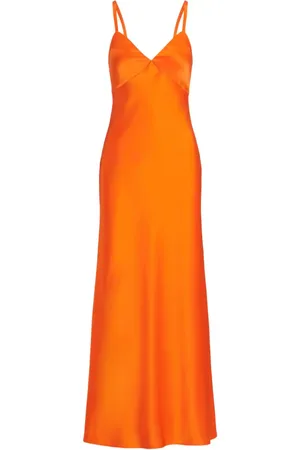 Ralph Lauren Satin-finish long slip dress