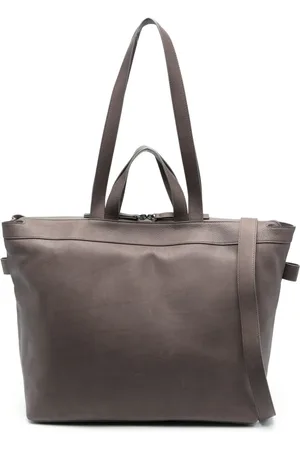 MARSÈLL Logo-debossed leather tote bag