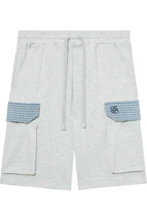 FIVE CM Tweed-detailing cotton shorts