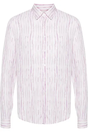 Patrizia Pepe Striped-print textured shirt