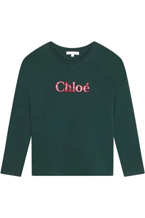 Chloé Logo-embroidered cotton T-shirt