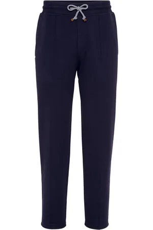 Brunello Cucinelli Drawstring slim-fit track pants