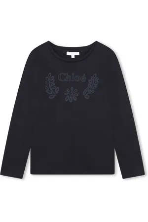 Chloé Logo-embroidered cotton T-shirt