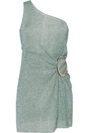 Oseree Lumière Maxi-O lurex minidress