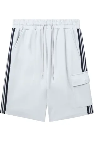 FIVE CM Stripe-detail drawstring shorts
