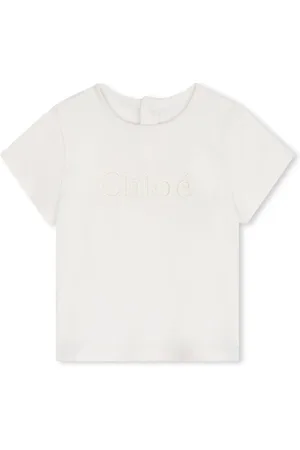 Chloé Embroidered-logo cotton T-shirt