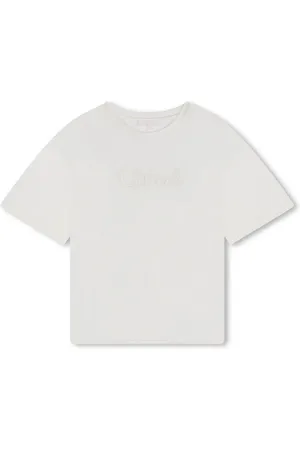 Chloé Embroidered-logo cotton T-shirt