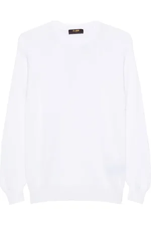 MOORER Ribbed crew-neck jumper