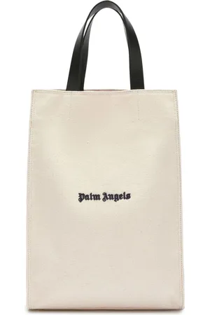 Palm Angels Logo-embroidered cotton tote bag