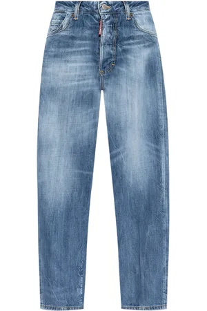 Dsquared2 Logo-patch cotton jeans