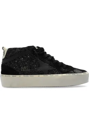 Golden Goose Mid Star high-top glitter sneakers