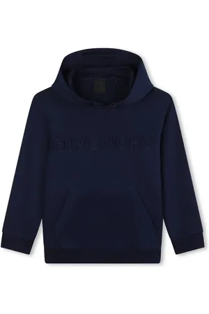 Givenchy Logo-embroidered fleece-texture hoodie