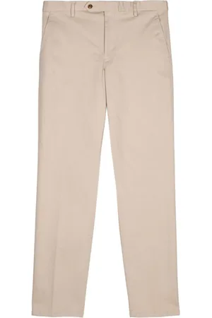 MAN ON THE BOON. Straight-leg chino trousers