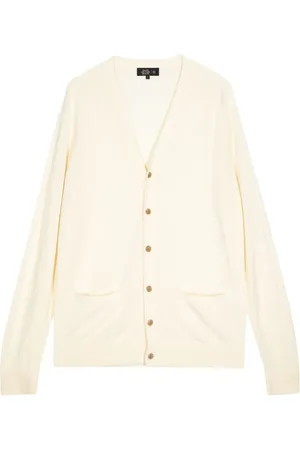 MAN ON THE BOON. Knitted wool cardigan