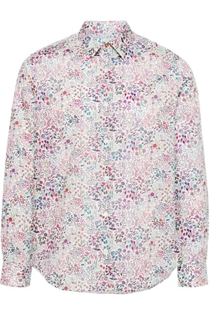 Paul Smith Floral-print poplin shirt
