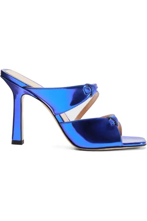 Scarosso Zoe 100mm leather mules