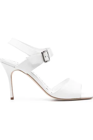 Manolo Blahnik Fairu 90mm leather sandals