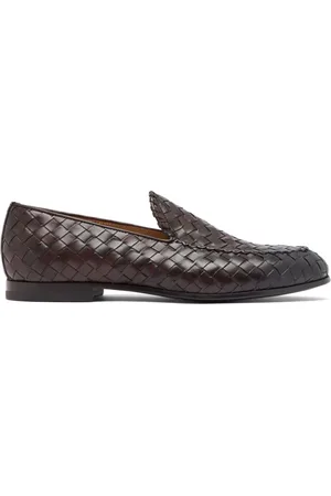 Scarosso Vittorio interwoven leather loafers