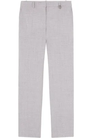 VERSACE Tailored wool trousers