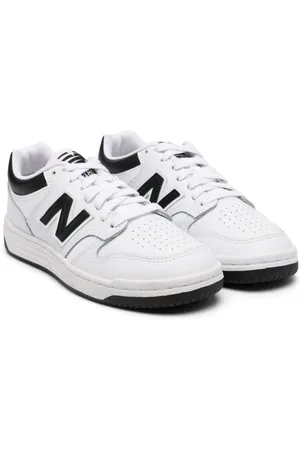 New Balance 480 logo-appliqué leather sneakers