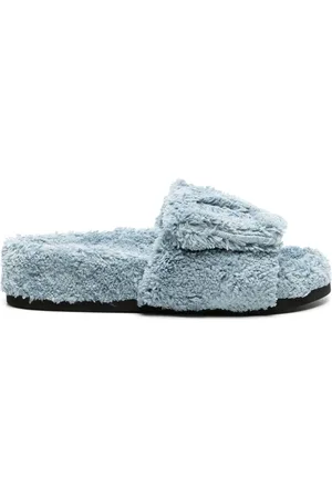 Nº21 Terry-cloth flat slides