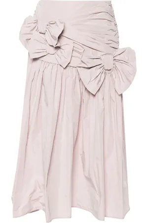 Viktor & Rolf Bow-detail draped skirt