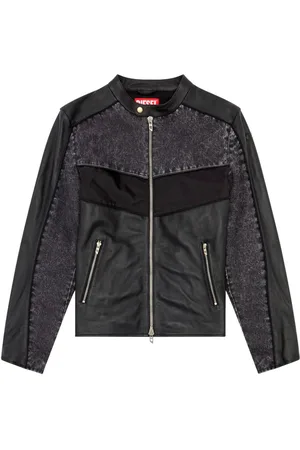 Diesel L-Leopol panelled jacket