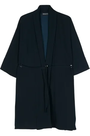 DRHOPE Crepe belted coat