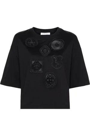 Viktor & Rolf Patch-embroidered cotton T-shirt