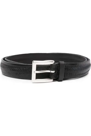 Orciani Laser-cut leather belt