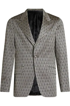 Etro Single-breasted jacquard blazer