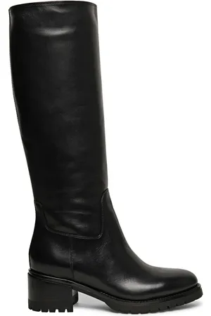 santoni Knee-length leather boots
