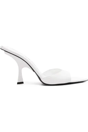 The Attico Ester 95mm holographic mules