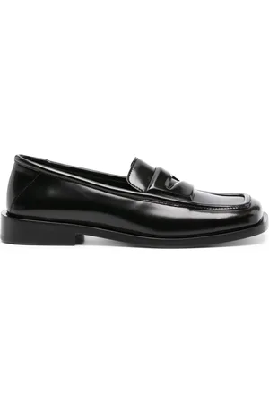 The Attico Amanda leather loafers