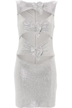 GIUSEPPE DI MORABITO Rhinestone-embellished mini dress