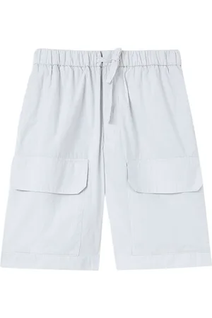 Jil Sander Striped knee-length bermuda shorts