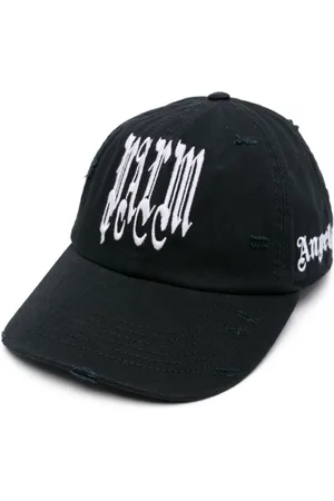 Palm Angels Logo-embroidered cotton cap