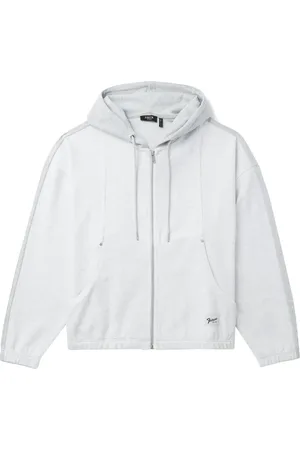 FIVE CM Logo-appliqu?? zip-up hoodie