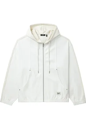 FIVE CM Logo-appliqu?? zip-up hoodie