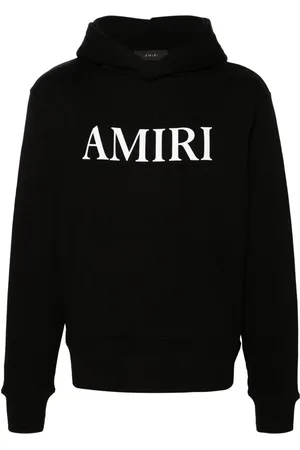 AMIRI Logo-lettering cotton hoodie