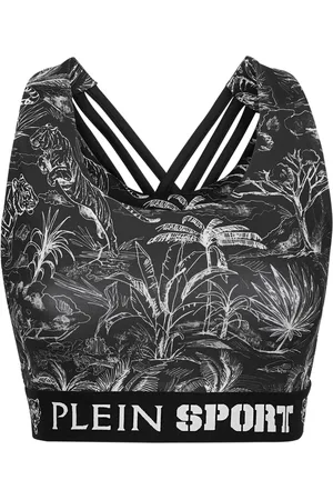 Philipp Plein Graphic-print sports bra