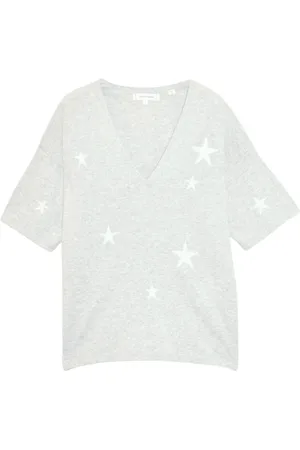 Chinti & Parker Star-print cotton-blend T-shirt
