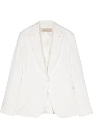 BLANCA Single-breasted twill blazer