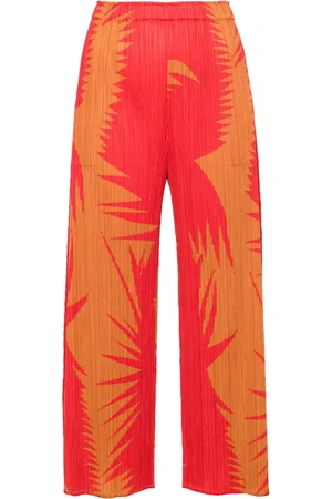 PLEATS PLEASE ISSEY MIYAKE Piquant cropped trousers