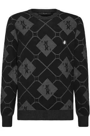 BILLIONAIRE Intarsia-knit jumper