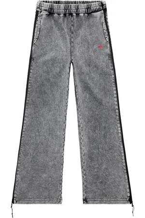 Diesel Elasticated-waist straight-leg trousers