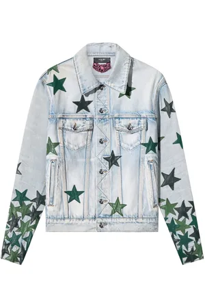 AMIRI CHEMIST TRUCKER JACKET Light Indigo Denim Jackets " "