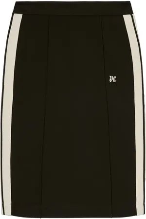 Palm Angels Monogram midi skirt
