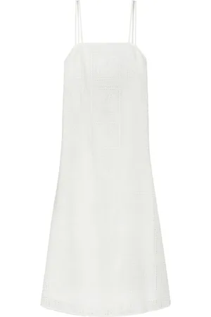 Tory Burch Eyelet-detail midi dress