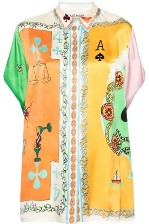 ALÉMAIS Rummy silk shirt